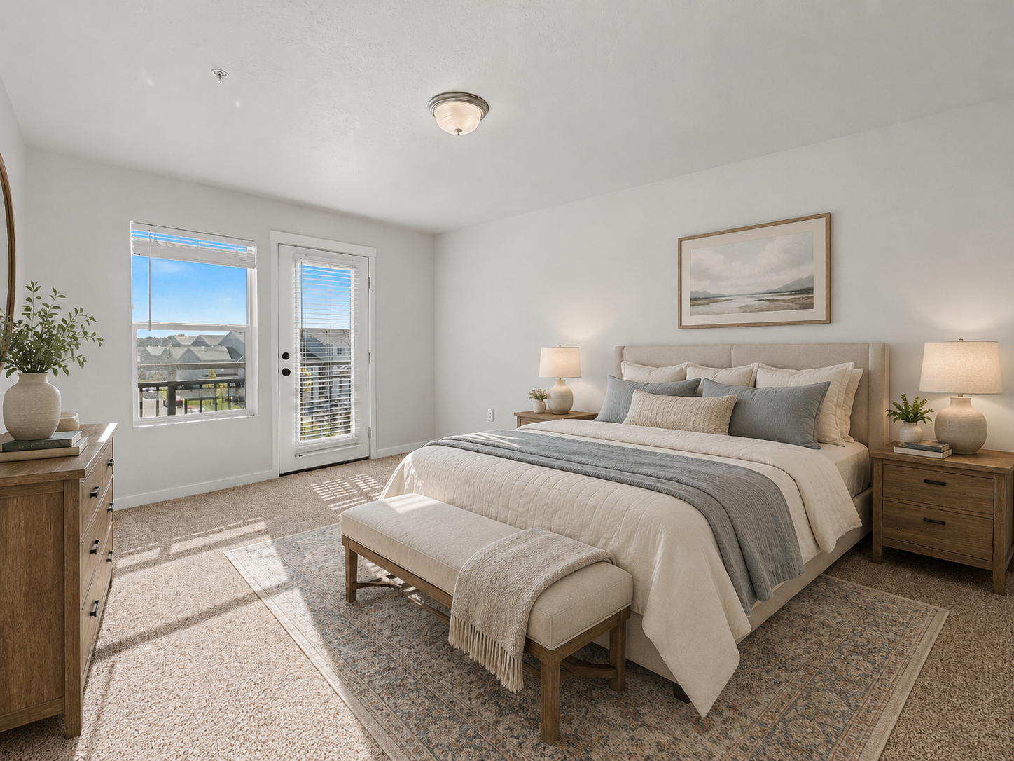 2-Bed 1-Bath (XL) unit images floor plan 5